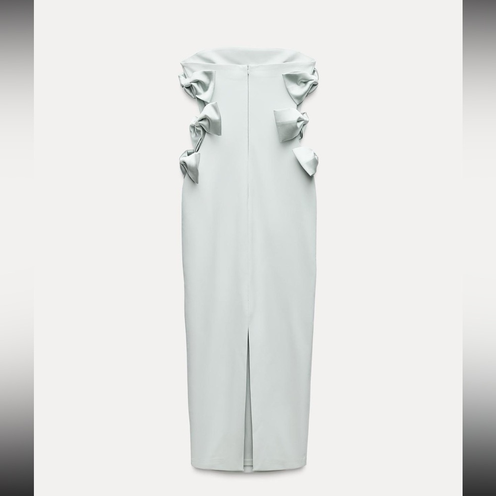 NWT Zara Bow midi dress - Picture 6 of 16
